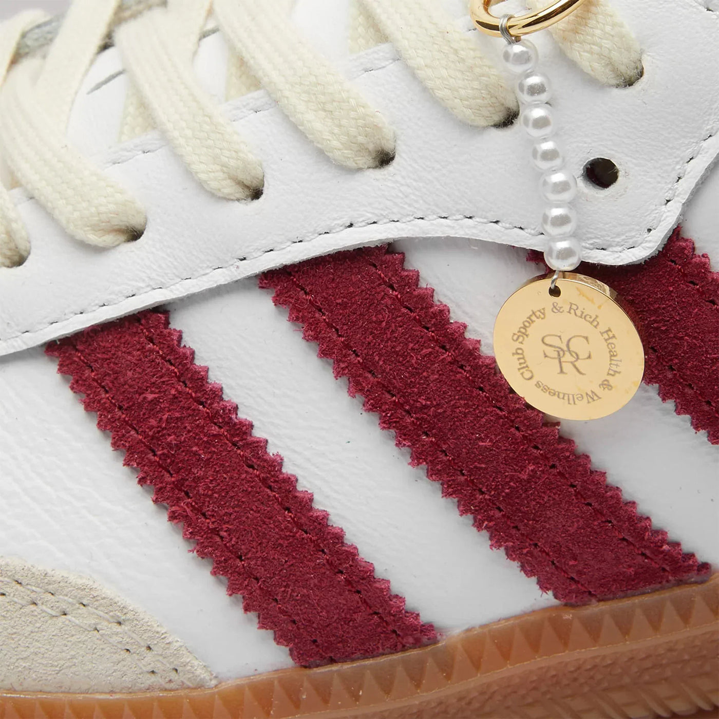 Samba Sporty & Rich White Collegiate Burgundy