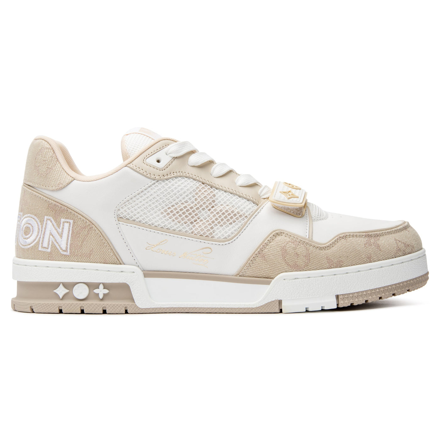 L-V Monogram Beige Sneaker